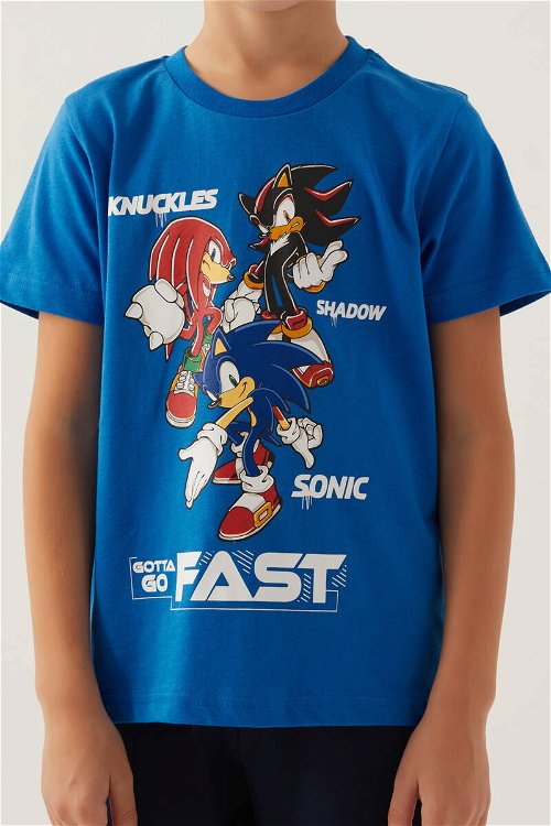 Modern Sonic Shadow Cobalt Erkek Çocuk Kapri Takım