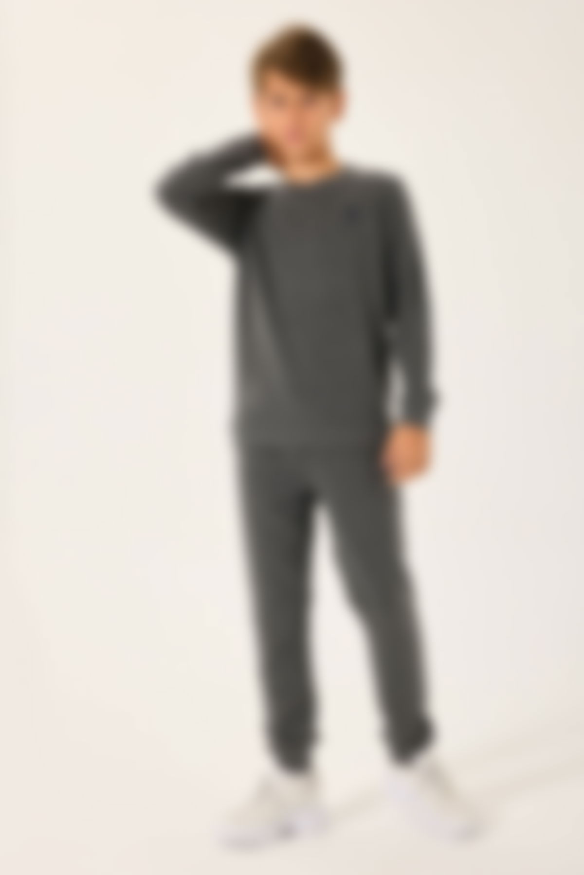 U.S. Polo Assn - U.S. Polo Assn. Erkek Çocuk Gri Sweatshirt