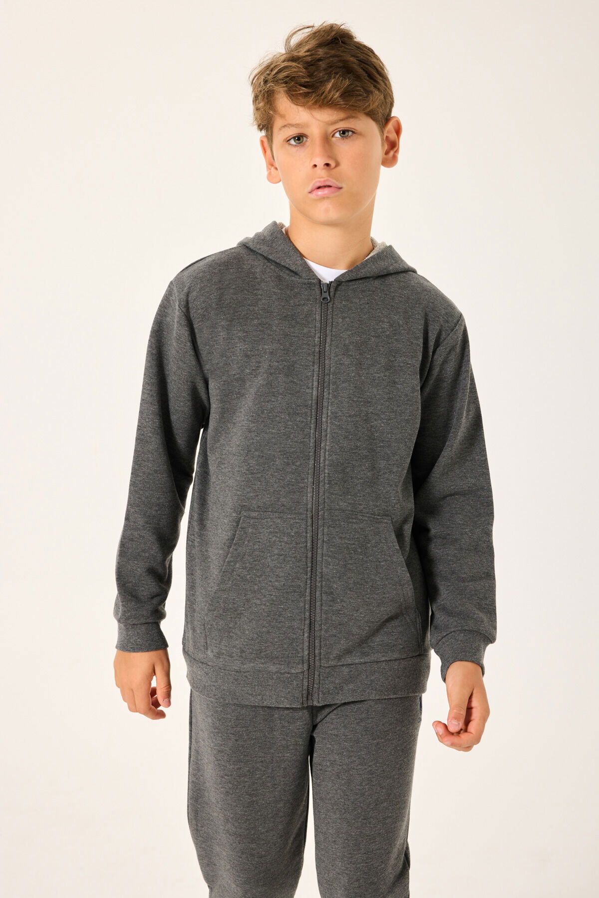 RolyPoly - Rolypoly Erkek Çocuk Gri Sweatshirt (1) RolyPoly - Rolypoly Erkek Çocuk Gri Sweatshirt (1)