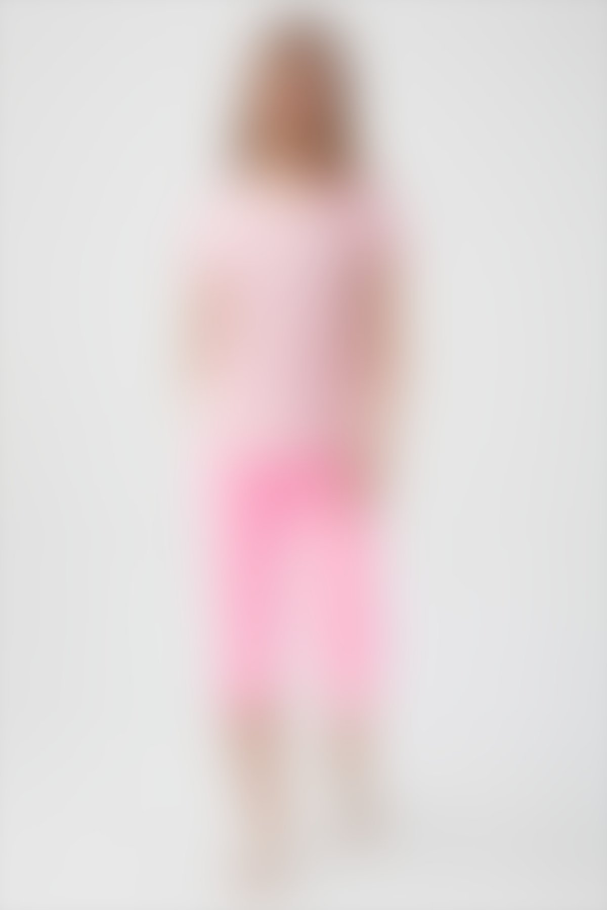 Pierre Cardin - Pierre Cardin Sweet Pink Tiny Toz Pembe Kadın Kapri Takım