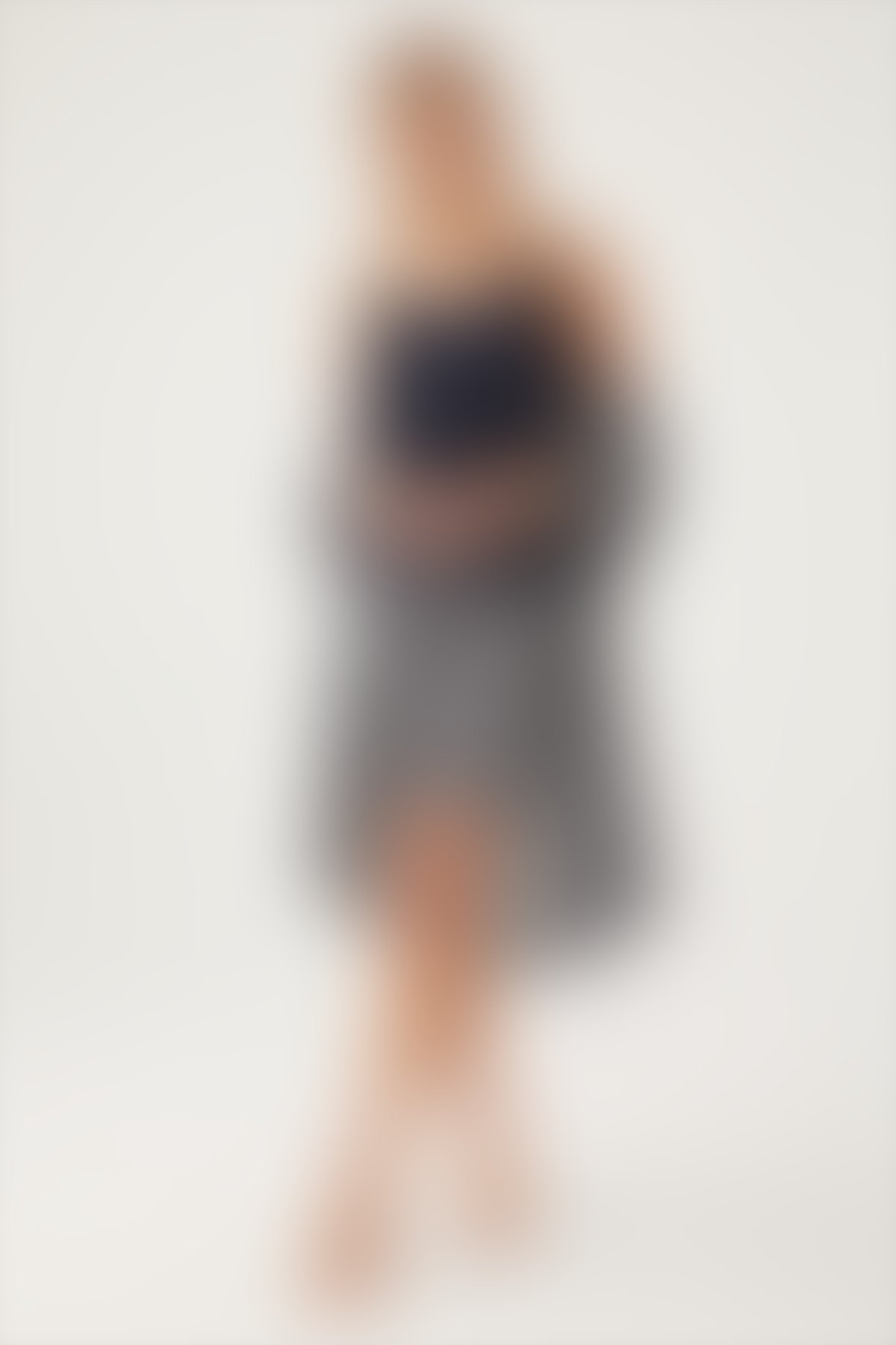 Pierre Cardin - Pierre Cardin Dressing Gown Siyah Kadın Kısa Kol Pijama Takımı