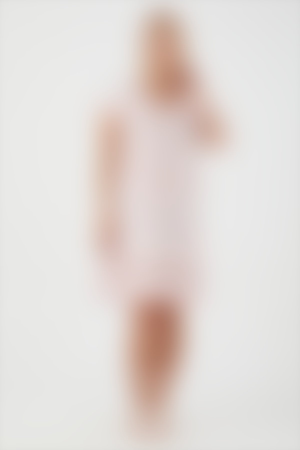 Pierre Cardin - Pierre Cardin Striped Ruffle Krem Renk Kadın Elbise