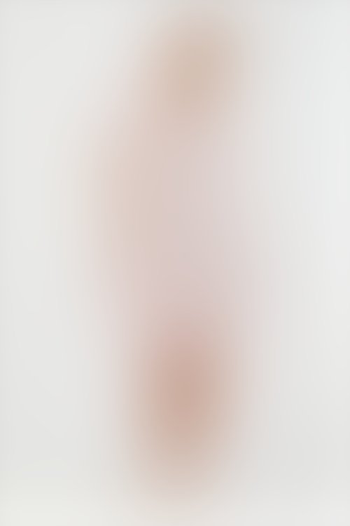 Pierre Cardin - Pierre Cardin Striped Ruffle Krem Renk Kadın Elbise