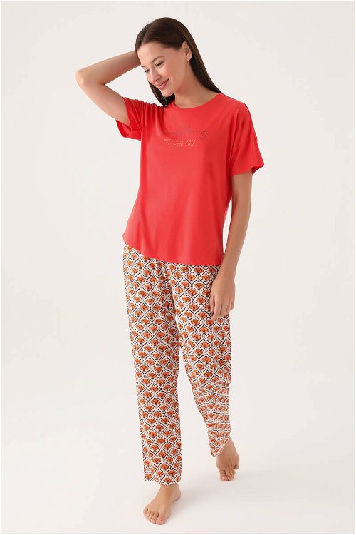Pierre Cardin Love Nar Kadın Kısa Kol Pijama Takımı