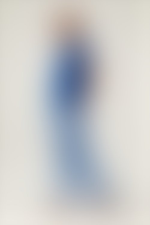Pierre Cardin - Pierre Cardin Arm Koyu Mavi Kadın Kısa Kol Pijama Takımı