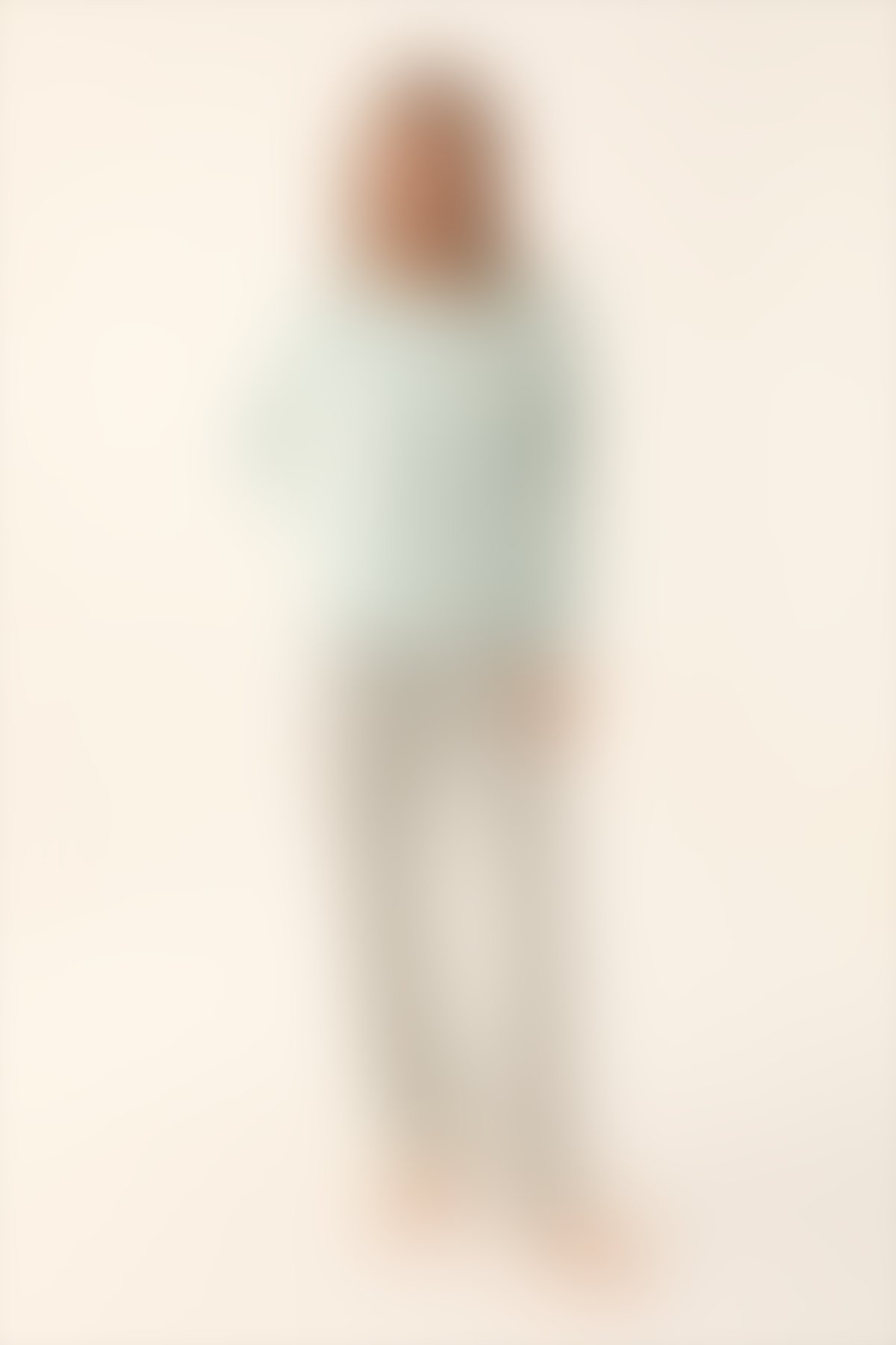 Pierre Cardin - Pierre Cardin Açık Mint Kadın Uzun Kol Pijama Takım