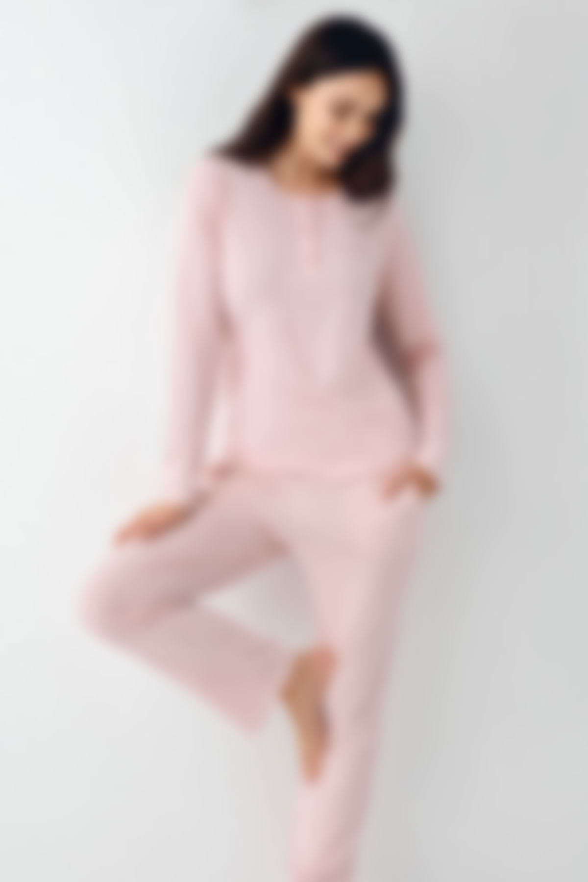 Pierre Cardin - Pierre Cardin Kadın Pembe Pijama Takımı