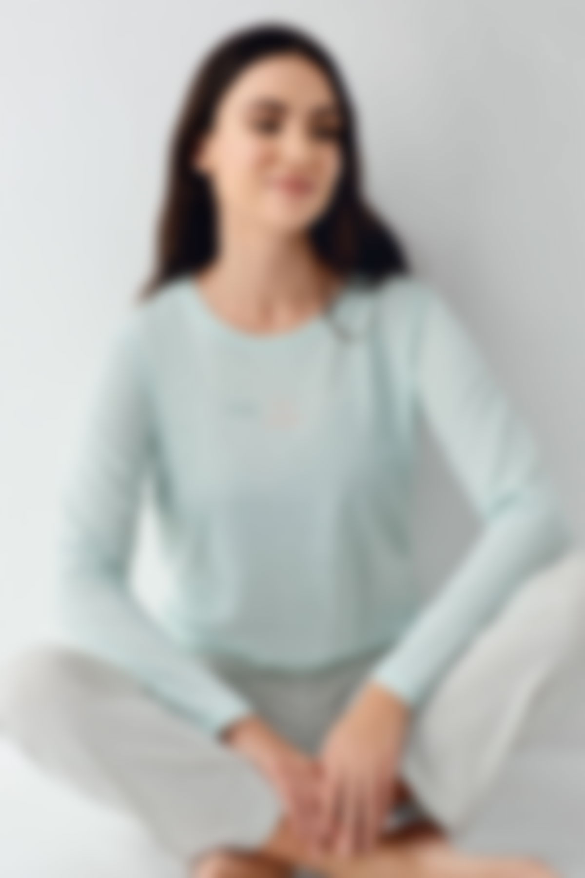 Pierre Cardin - Pierre Cardin Kadın Yeşil Pijama Takımı