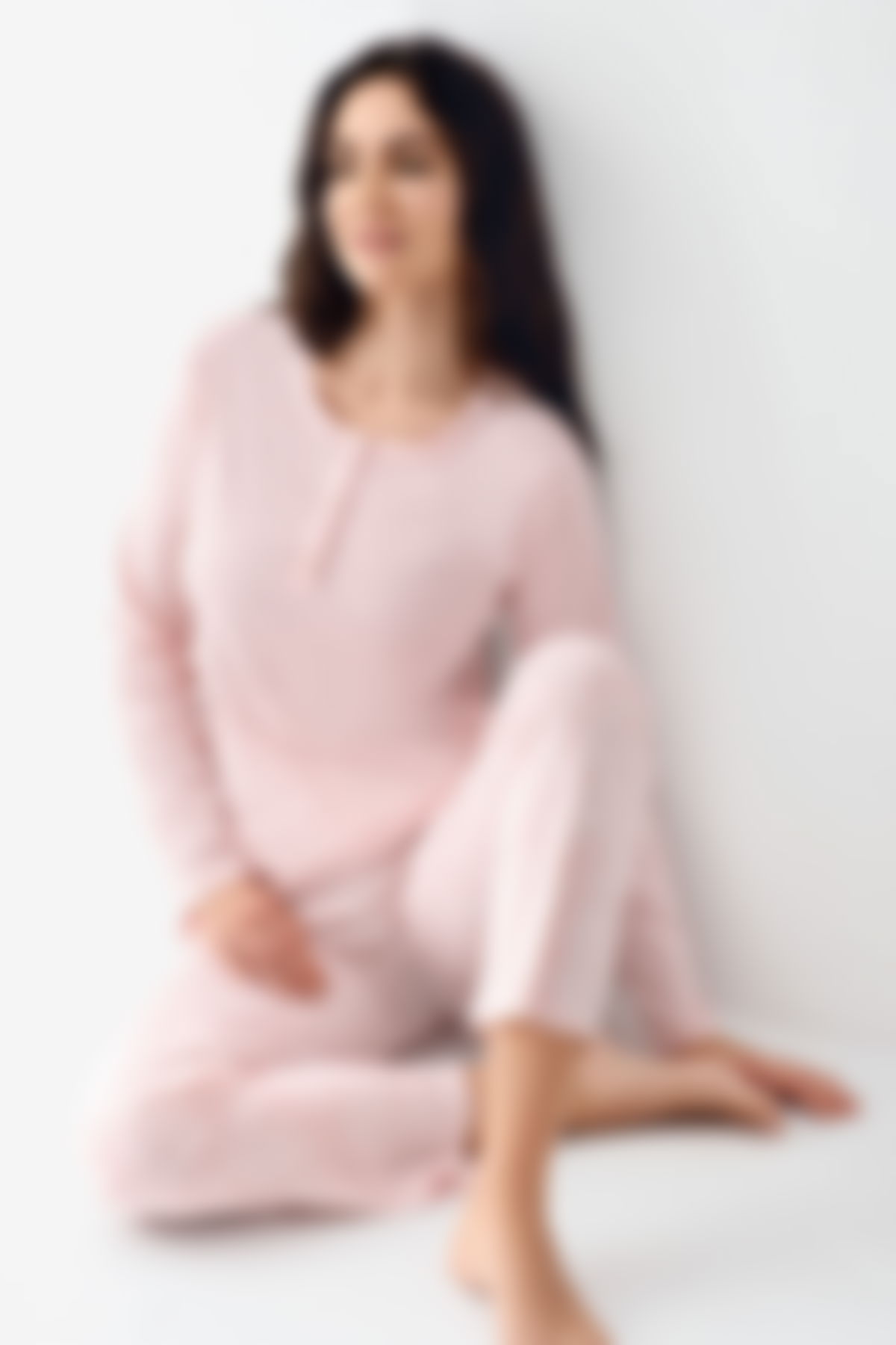Pierre Cardin - Pierre Cardin Kadın Siyah Pijama Takımı