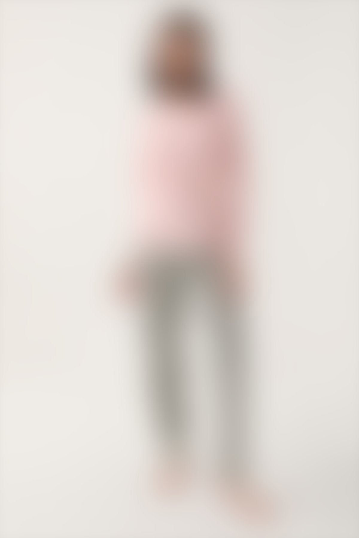Pierre Cardin - Pierre Cardin Flower Embroided Pembe Kadın Uzun Kol Pijama Takım