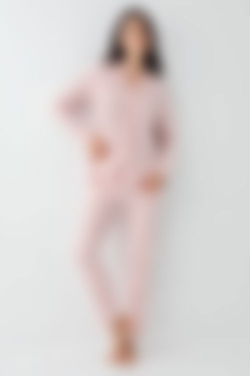 Pierre Cardin - Pierre Cardin Kadın Pembe Gömlek Pijama