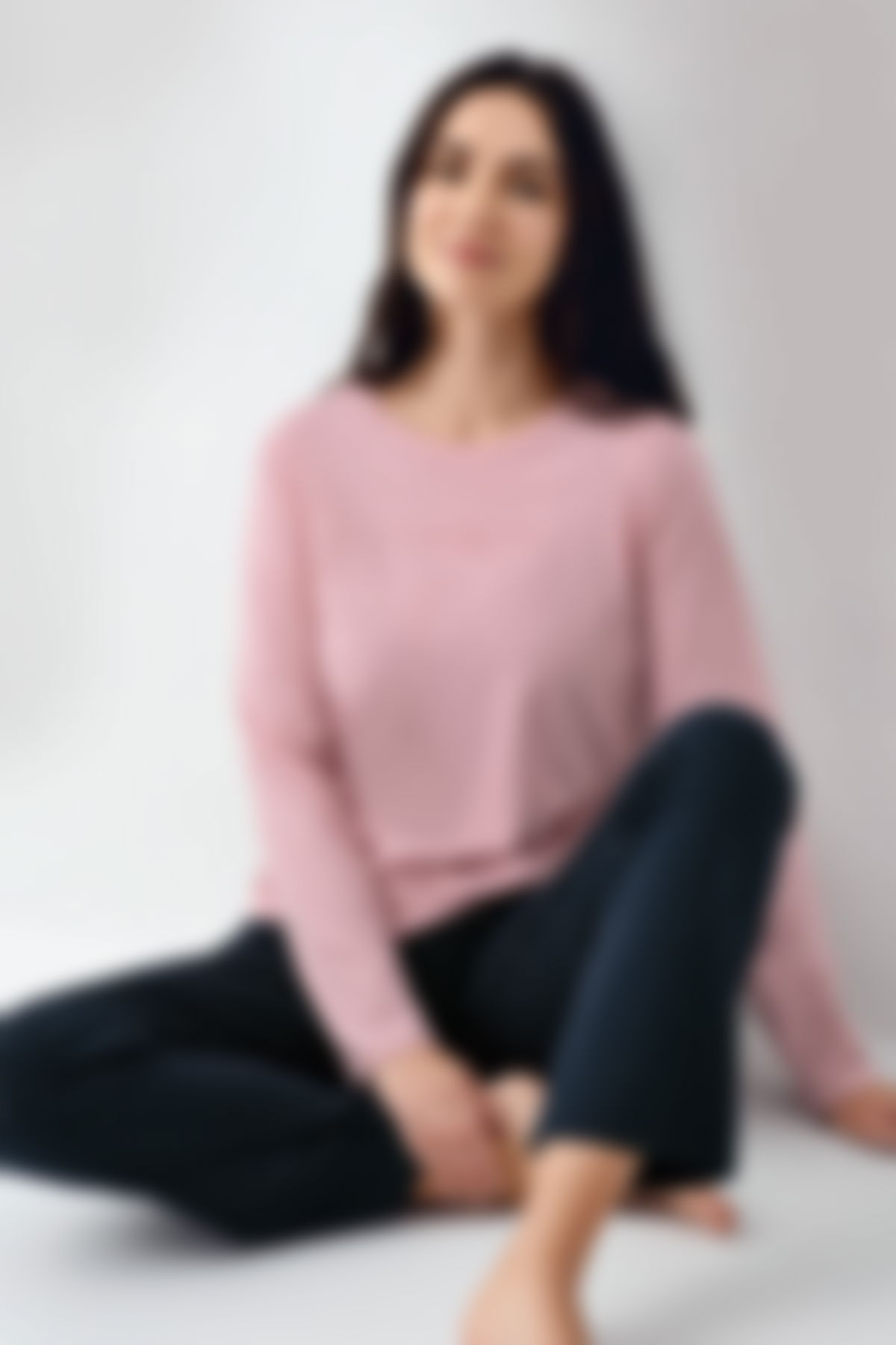 Pierre Cardin - Pierre Cardin Kadın Pembe Pijama Takımı