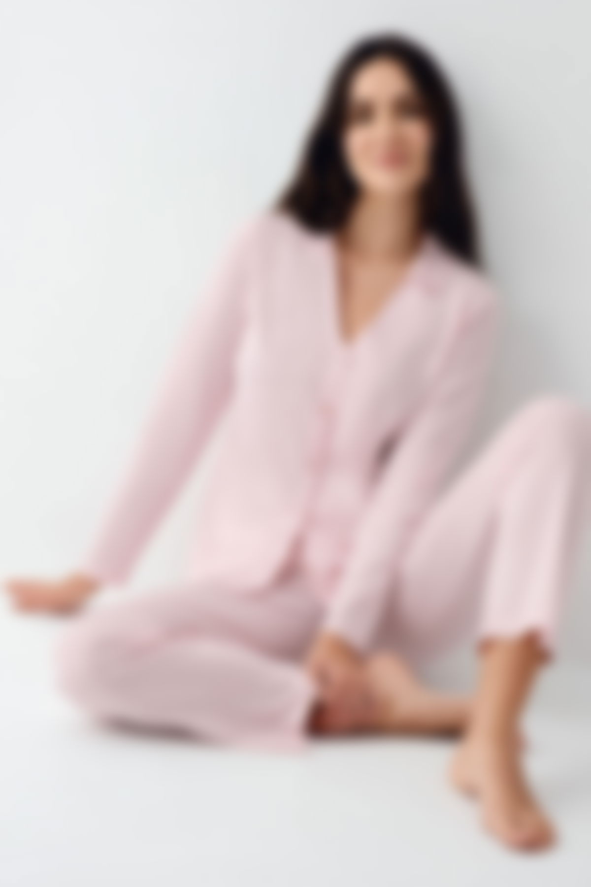 Pierre Cardin - Pierre Cardin Kadın Turuncu Pijama Takımı