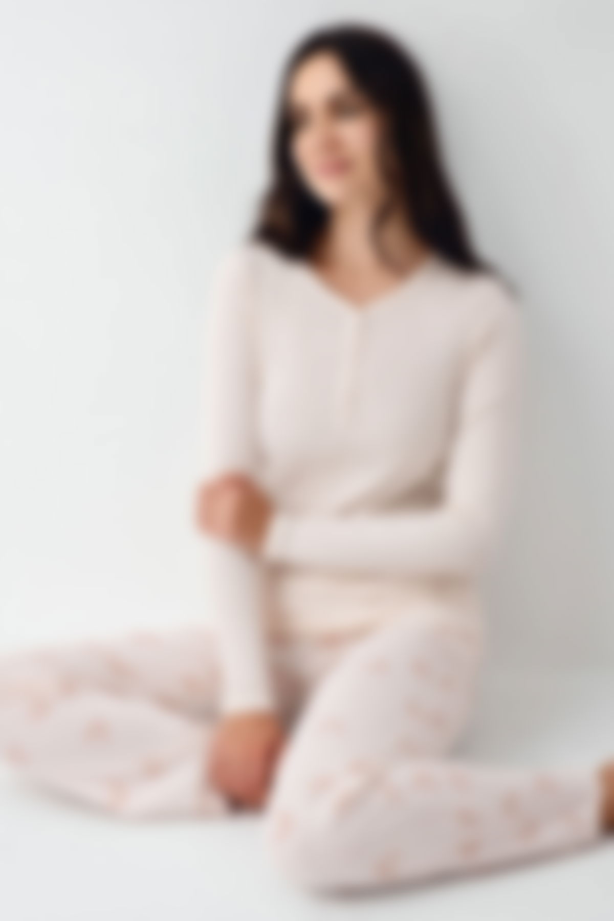 Pierre Cardin - Pierre Cardin Kadın Pembe Pijama Takımı