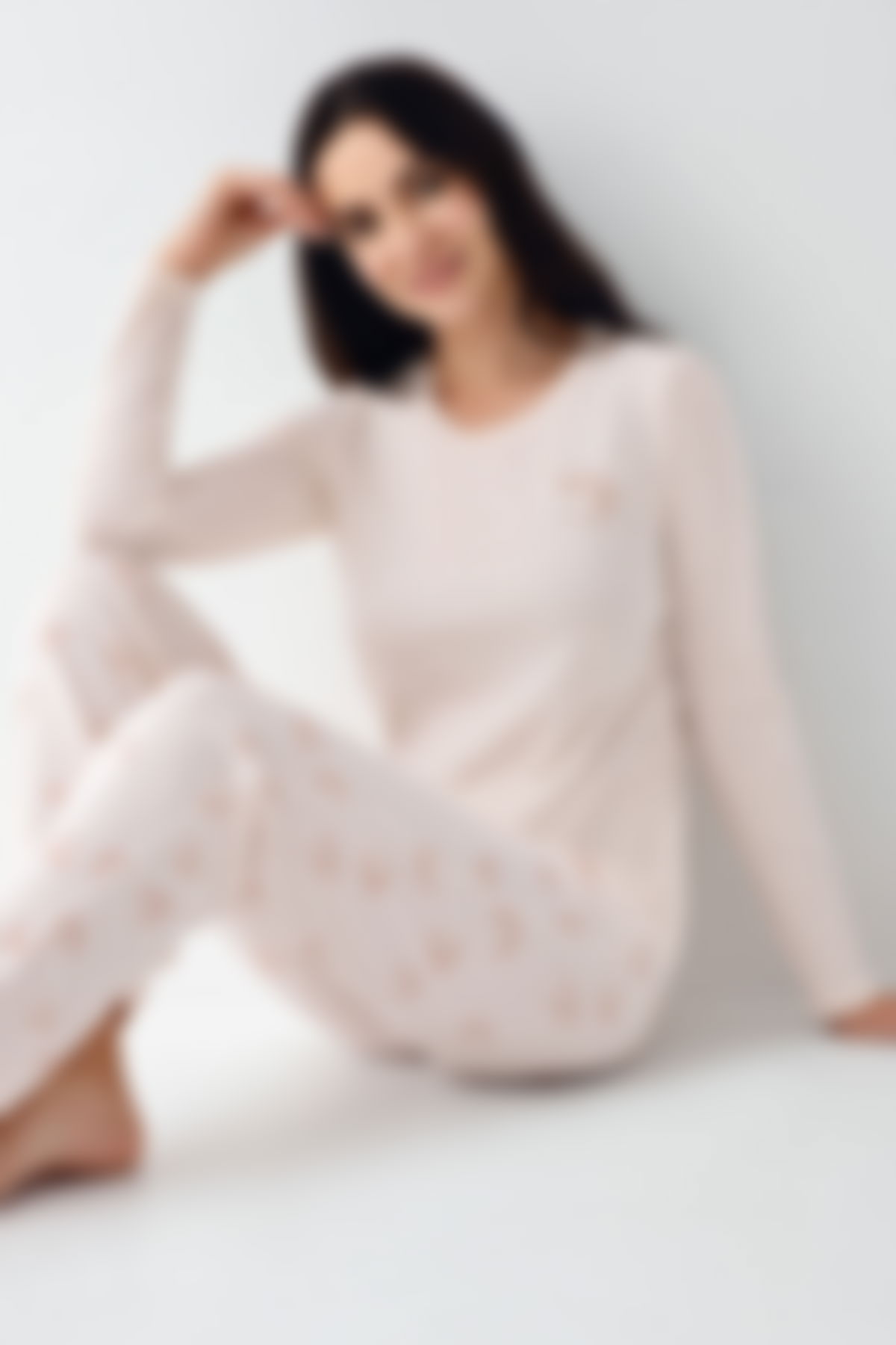 Pierre Cardin - Pierre Cardin Kadın Pembe Pijama Takımı