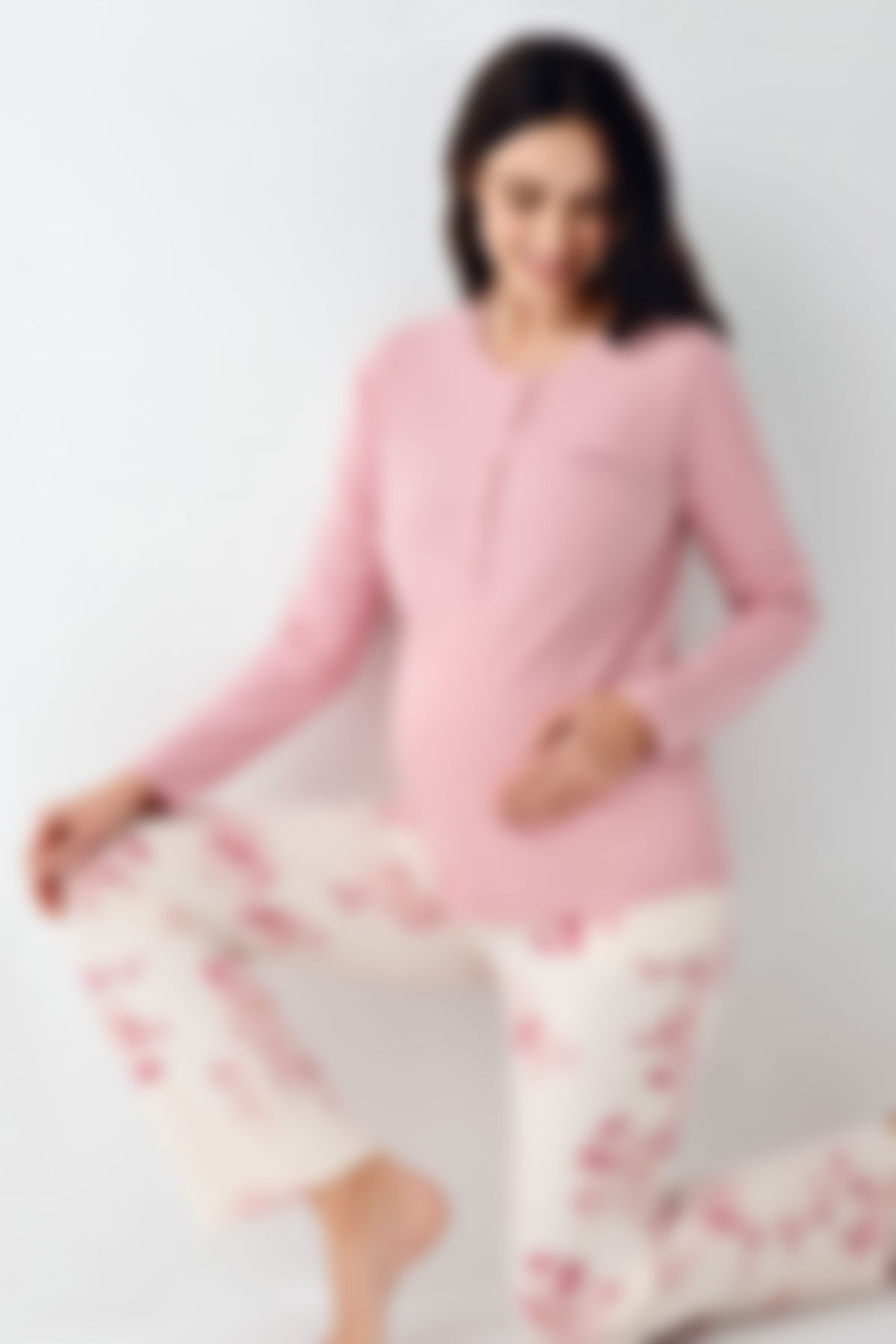 Pierre Cardin - Pierre Cardin Kadın Pembe Pijama Takımı