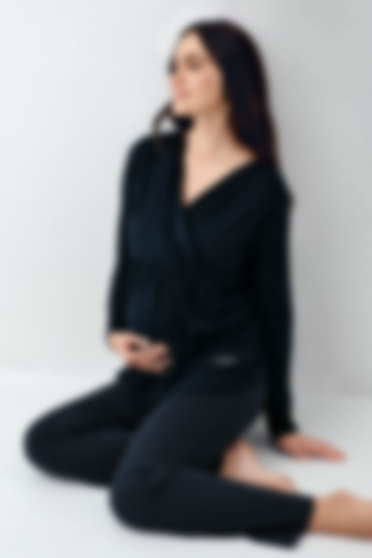Pierre Cardin - Pierre Cardin Kadın Lacivert Pijama Takımı