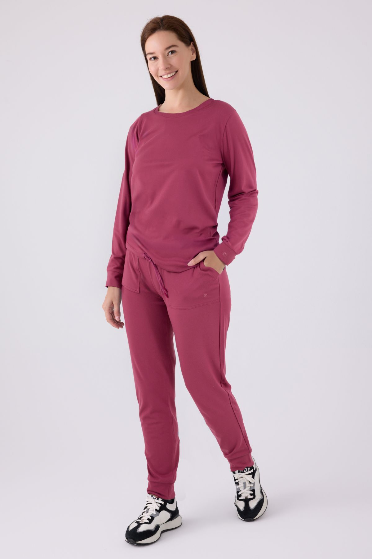 Pierre Cardin - Pierre Cardin Kadın Mor Pijama Takım
