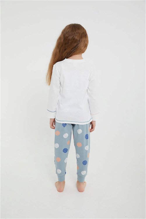 RolyPoly Be Nice Krem Kız Çocuk Uzun Kol Pijama Takım