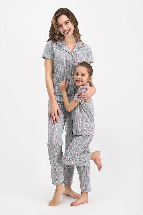 Rolypoly Cherry Grimelanj Kız Çocuk Gömlek Pijama Takımı