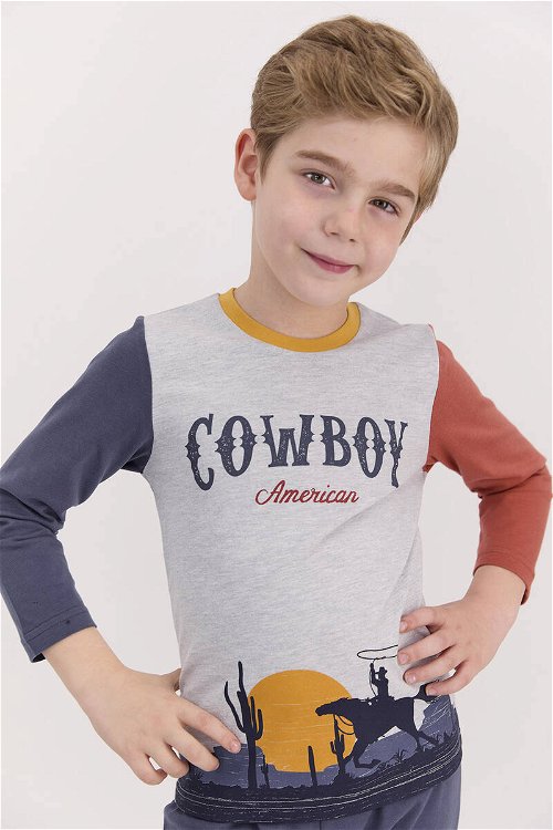 RolyPoly Cowboy American Grimelanj Erkek Çocuk Pijama Takımı