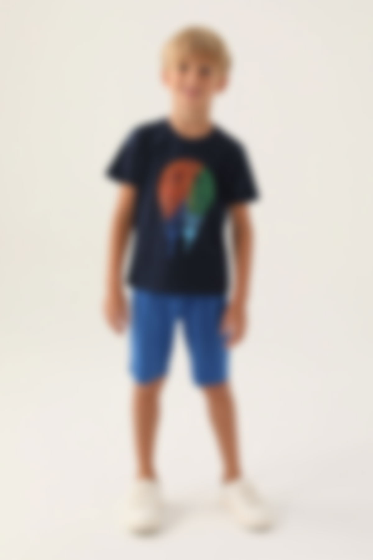 RolyPoly - Rolypoly Erkek Çocuk Lacivert Bermuda Takım