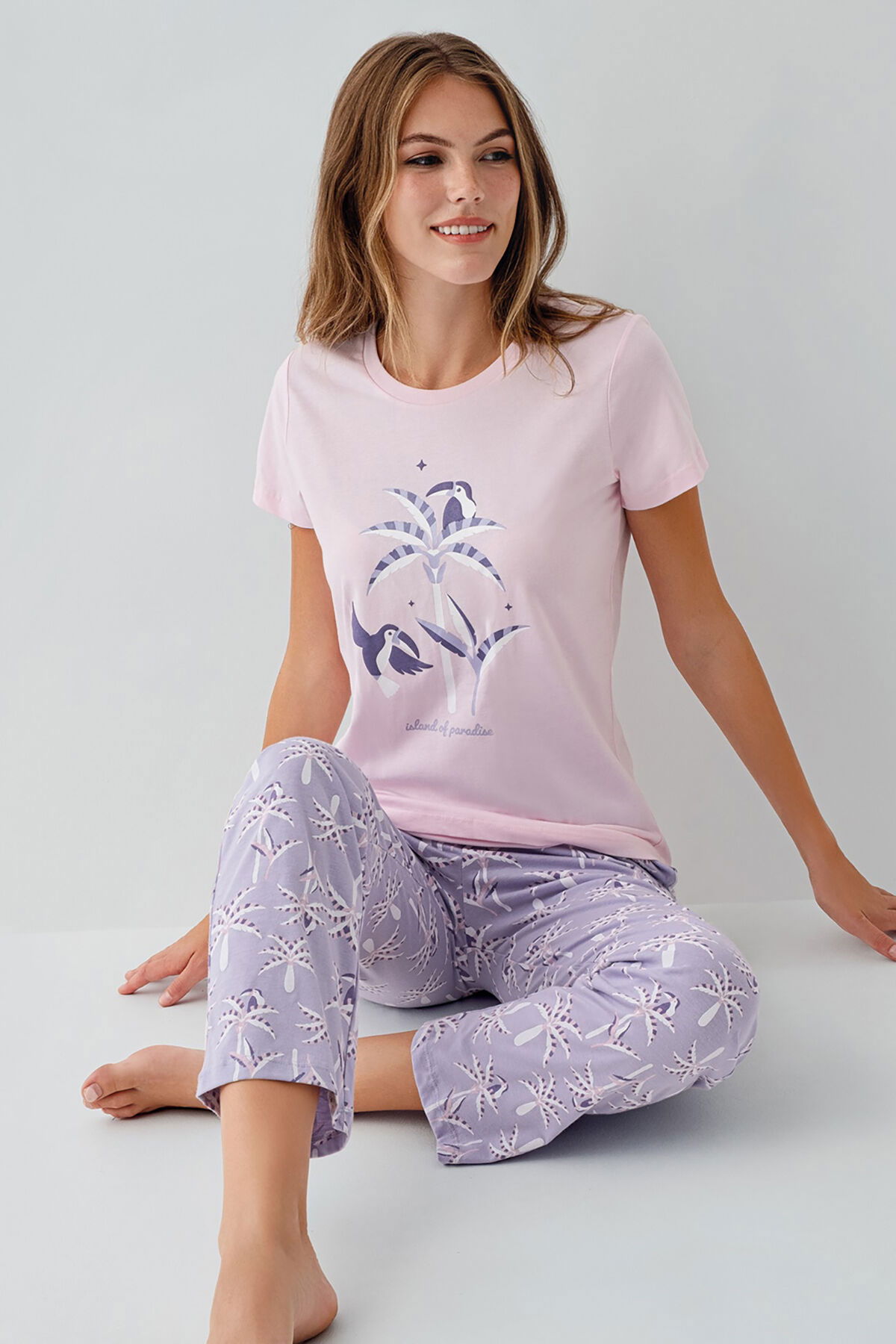 Rolypoly - Rolypoly Kadın Pembe Pijama Takım