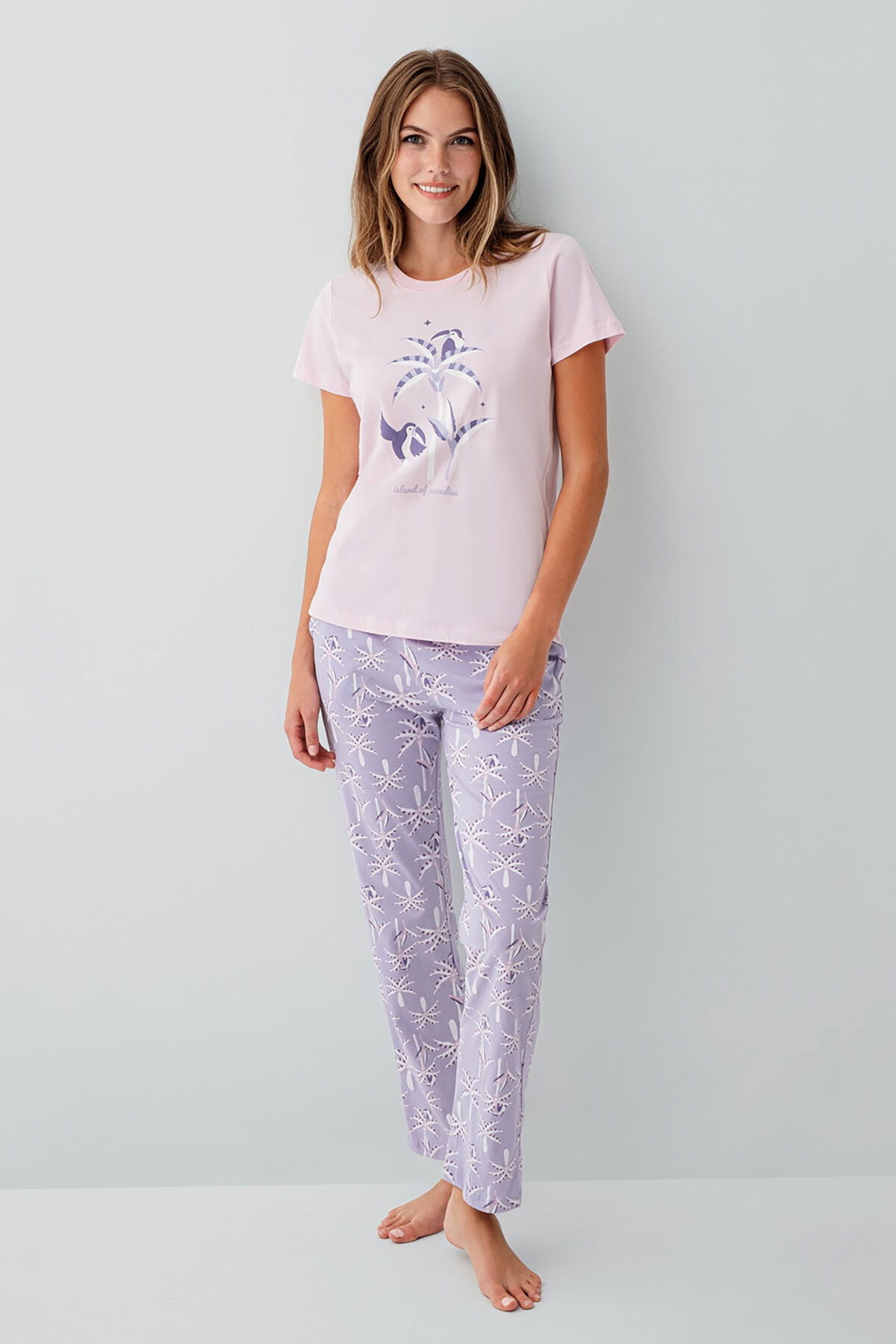 Rolypoly - Rolypoly Kadın Pembe Pijama Takım (1)