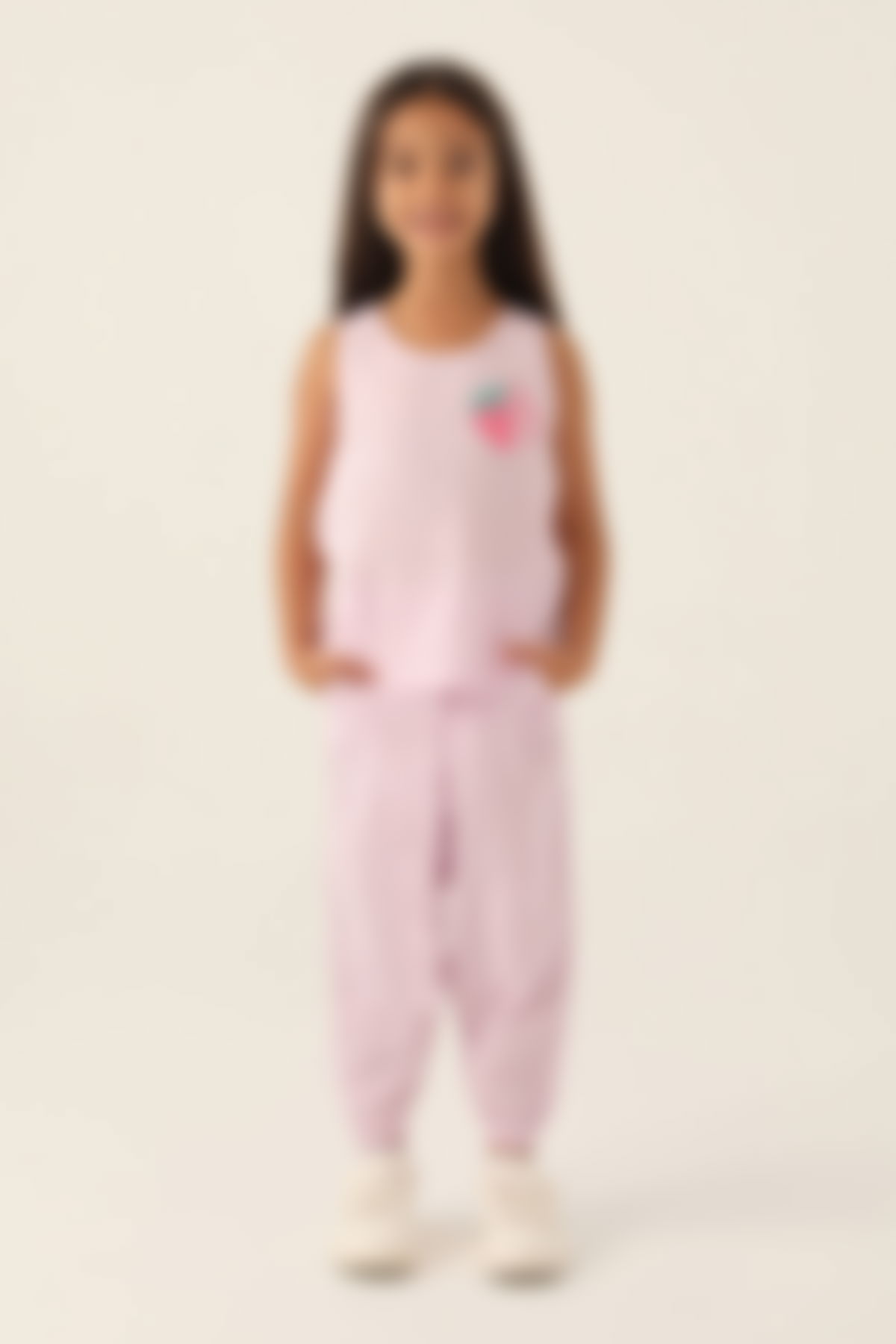 RolyPoly - Rolypoly Kız Çocuk Mor Kısa Kol Pijama Takım
