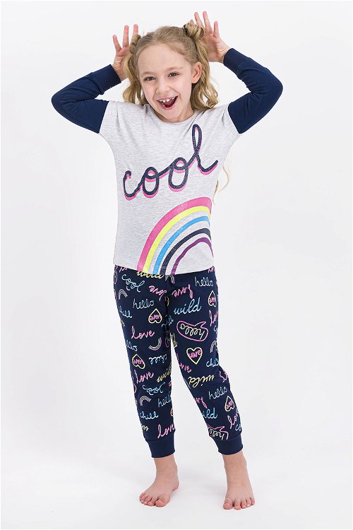 Rolypoly Cool Love Karmelanj Kız Çocuk Pijama Takımı