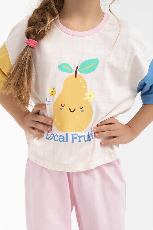 Rolypoly Local Fruit Vanilya Kız Çocuk Pijama Takımı