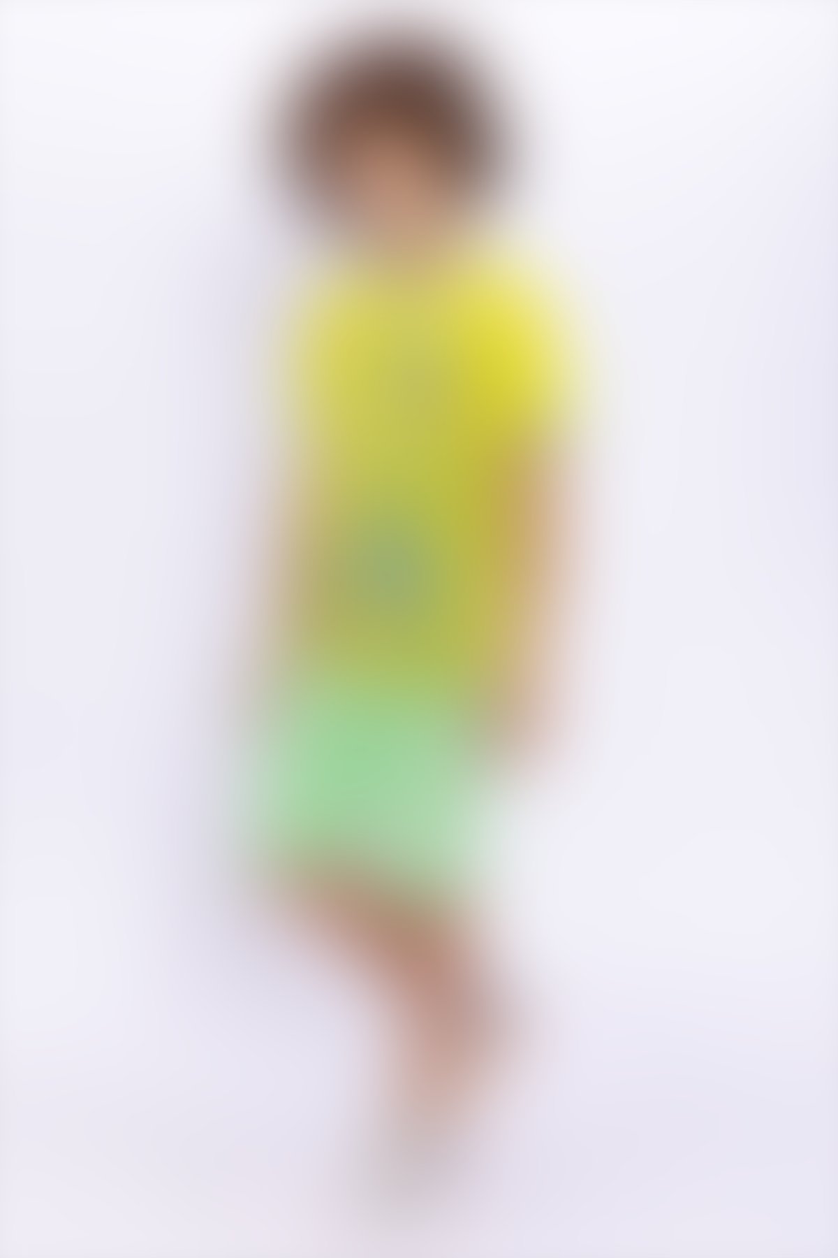 RolyPoly - Rolypoly Rale Limon Sarısı Erkek Çocuk Bermuda Takım