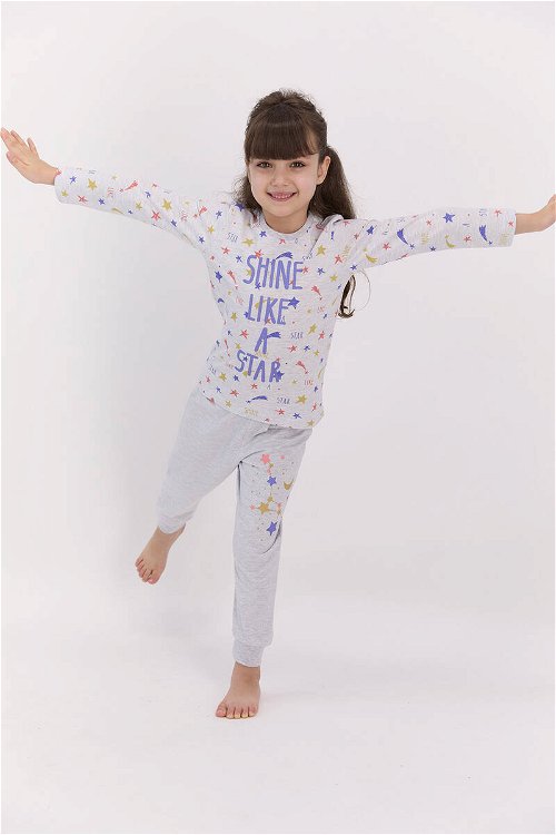 RolyPoly Shine Like A Star Karmelanj Kız Çocuk Pijama Takımı