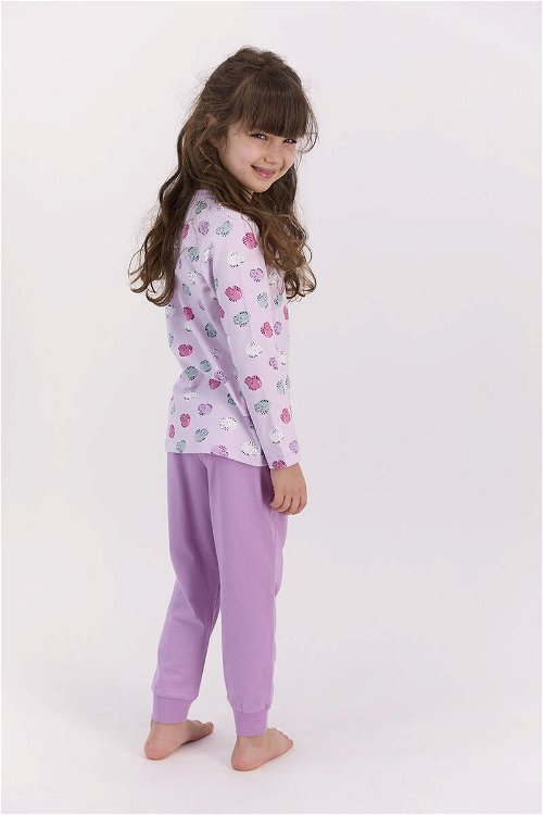 RolyPoly Sleep Açık Lila Kız Çocuk Pijama Takımı