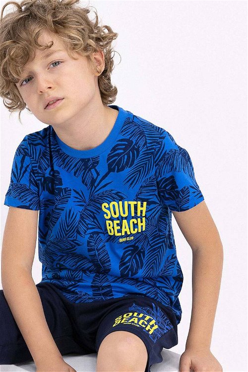 Rolypoly South Beach Cobalt Mavi Genç Erkek Kapri Takım