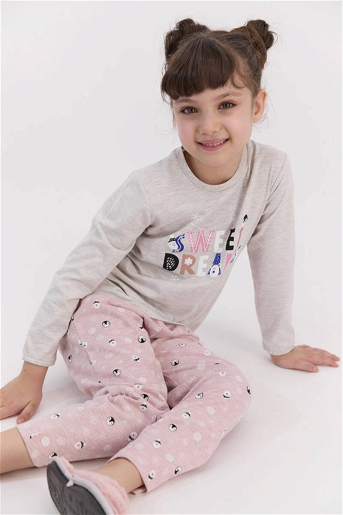 RolyPoly Sweat Dreams Bejmelanj Kız Çocuk Pijama Takımı