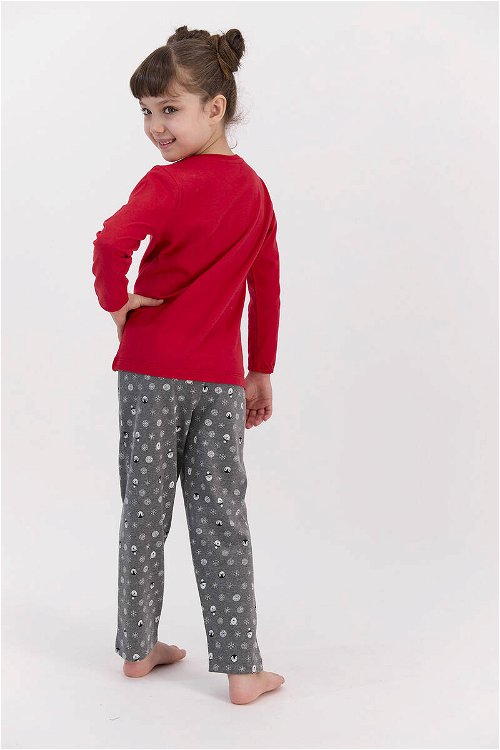 RolyPoly Sweat Dreams Kırmızı Kız Çocuk Pijama Takımı