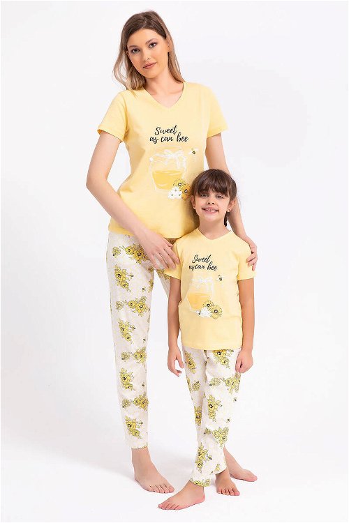 Rolypoly Sweet As Can Bee Açık Sarı Kadın Pijama Takımı