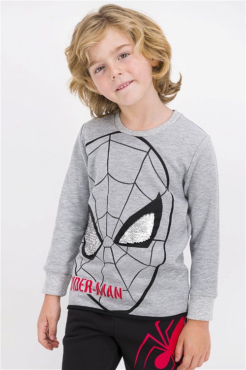 Spider Man Lisanslı Grimelanj Erkek Çocuk Eşofman Takımı