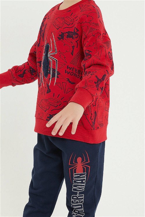 Spider Man Lisanslı Webbed Wonder Kırmızı Erkek Çocuk Eşofman Takım
