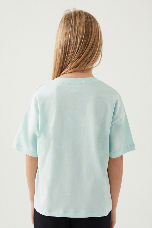 Stitch Oppression Yeşil Kız Çocuk T-Shirt