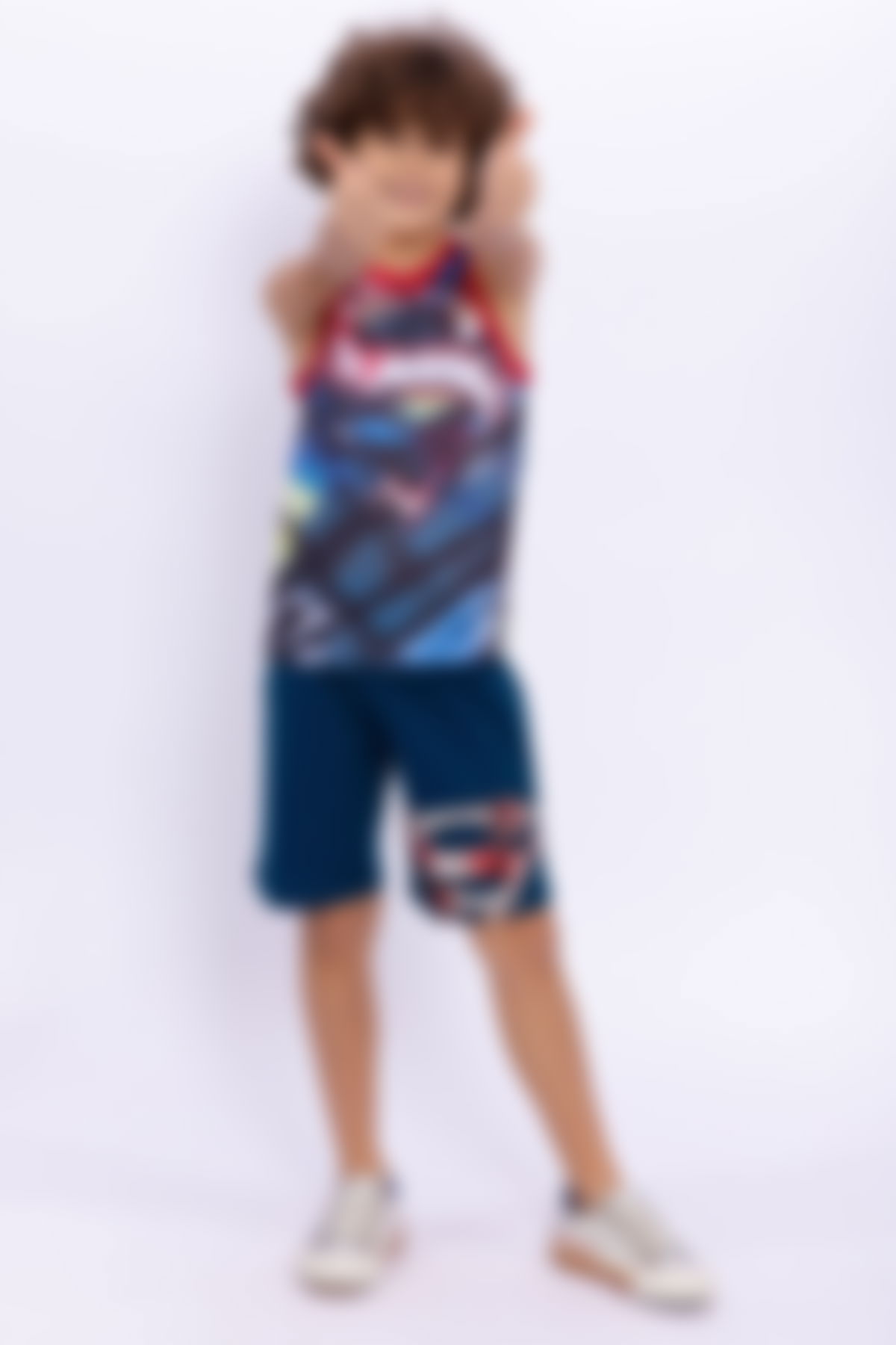 SuperMan - SUPERMAN ERKEK ÇOCUK BERMUDA TAKIMI Uzay 