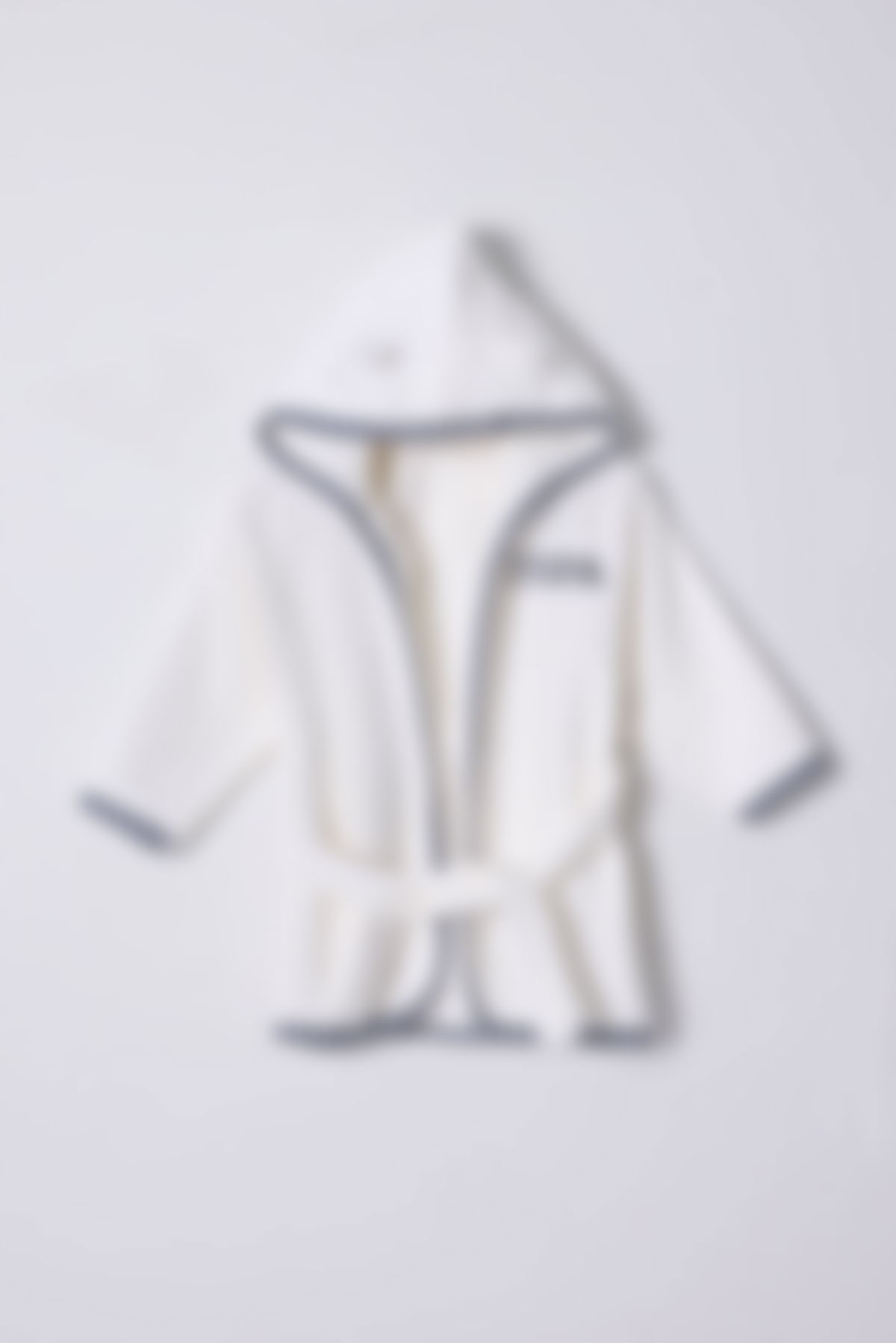 U.S. Polo Assn - U.S. Polo Assn. Erkek Bebek Krem Bornoz