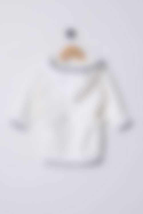 U.S. Polo Assn - U.S. Polo Assn. Erkek Bebek Krem Bornoz