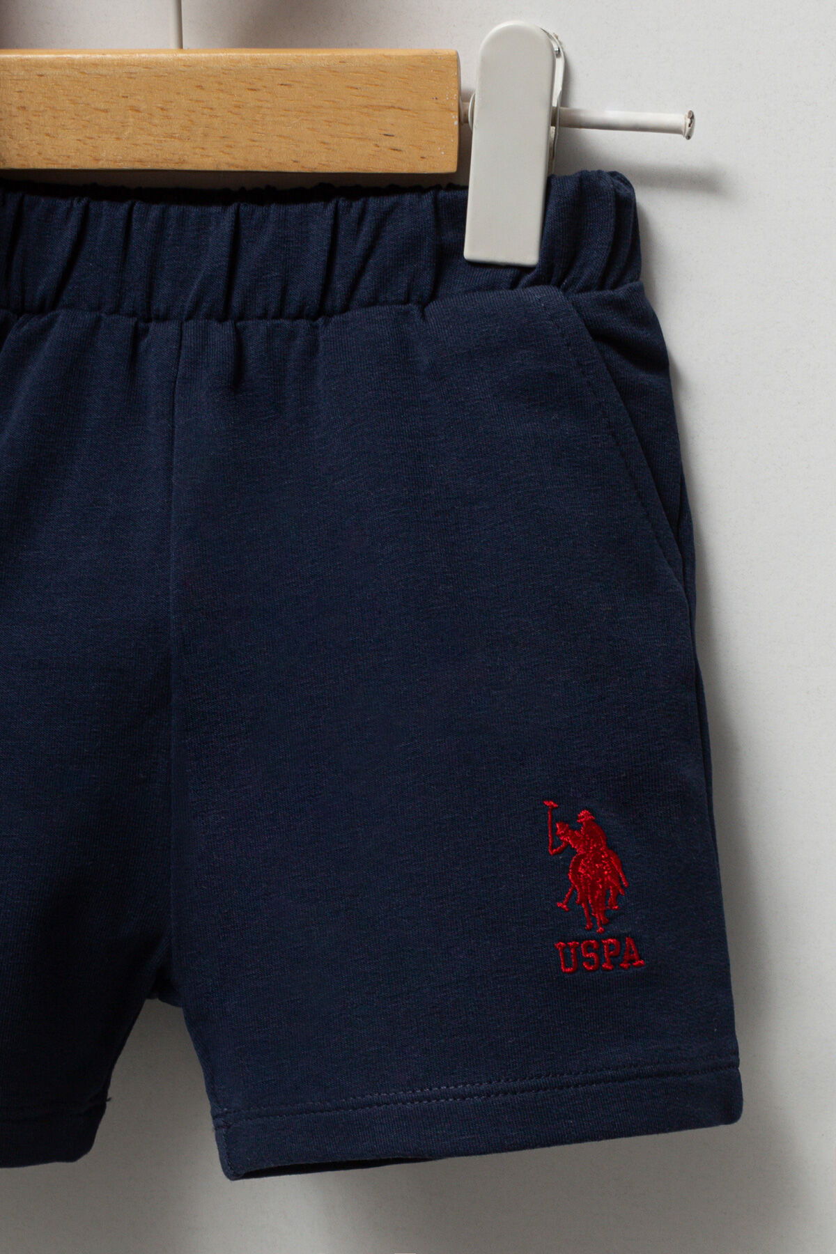 U.S. Polo Assn - U.S. Polo Assn. Erkek Bebek Kırmızı Tişort Takım (1)