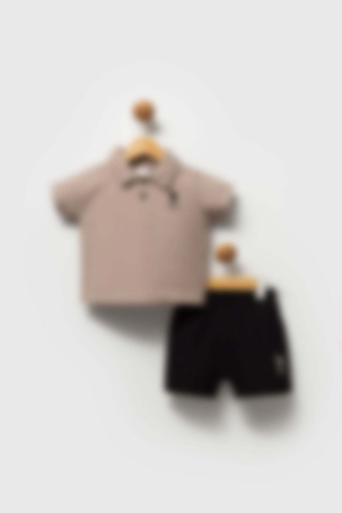 U.S. Polo Assn - US POLO ASSN ERKEK BEBEK 2Lİ KISA KOL T-SHIRT TAKI Kum 