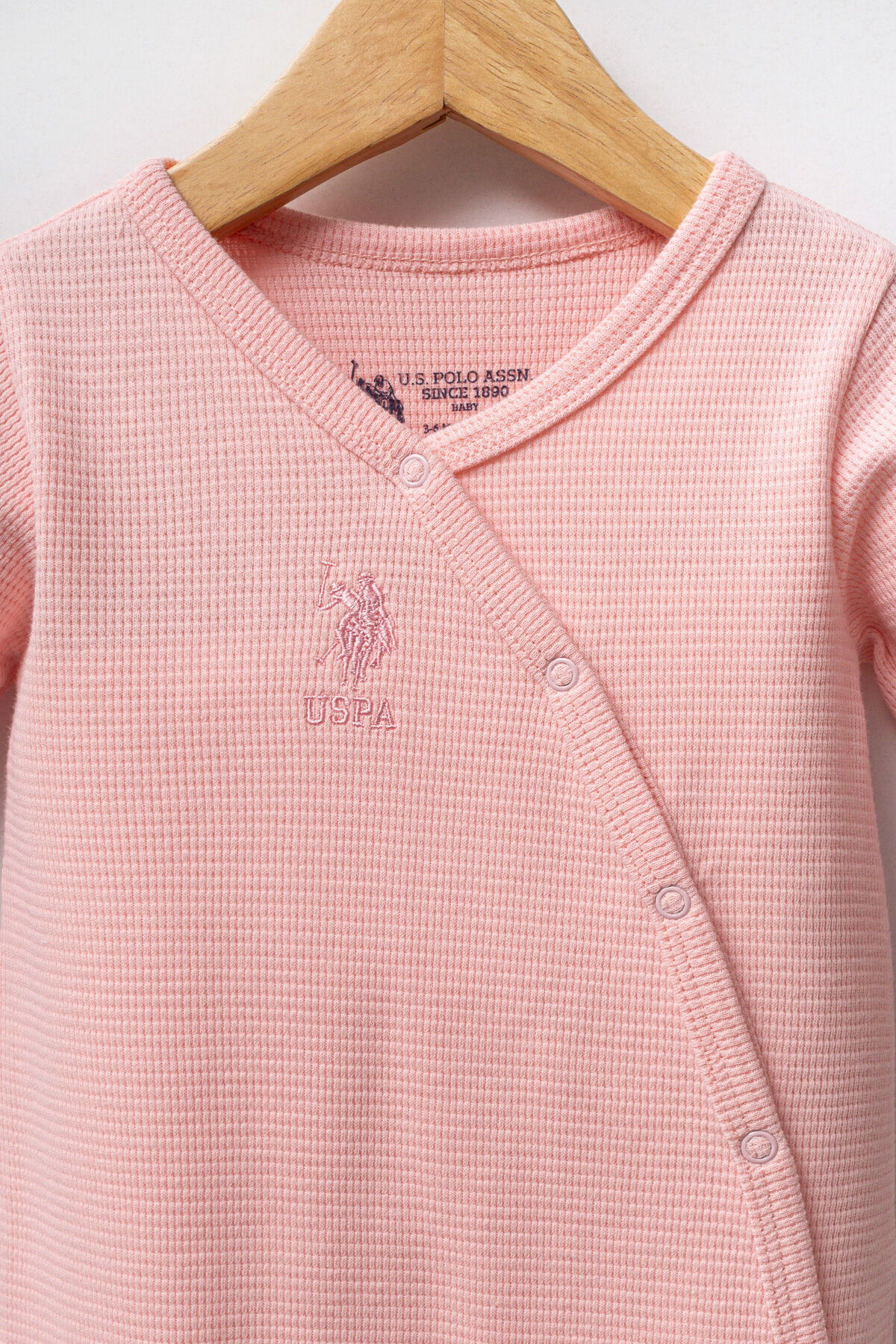 U.S. Polo Assn - U.S. Polo Assn Kız Bebek Pembe Takım (1)