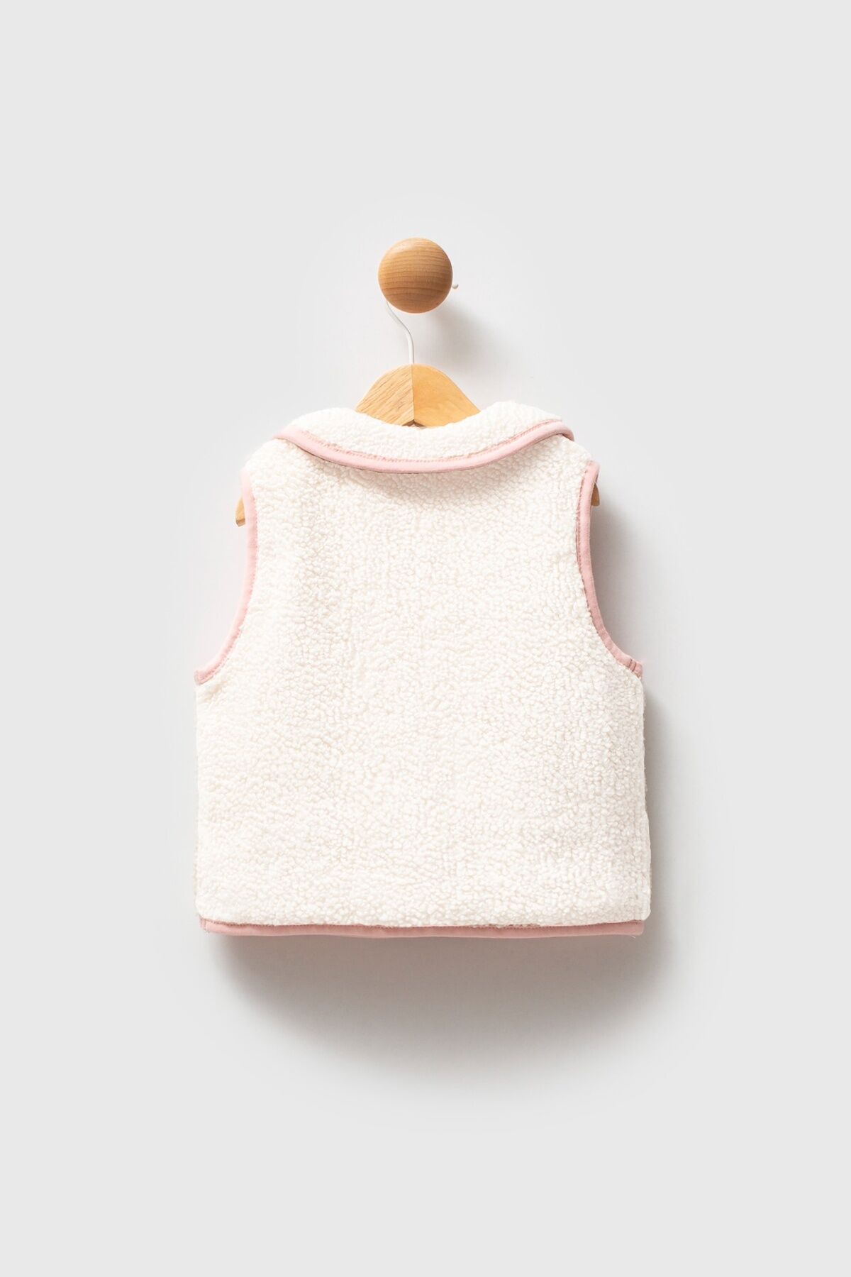 U.S. Polo Assn - U.S Polo Assn Kız Bebek Krem Yelek (1)