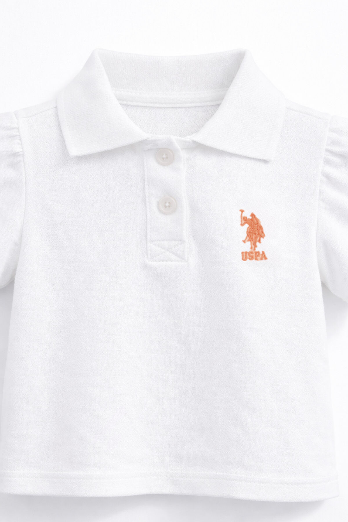 U.S. Polo Assn - U.S. Polo Assn Kız Bebek Krem Takım (1)