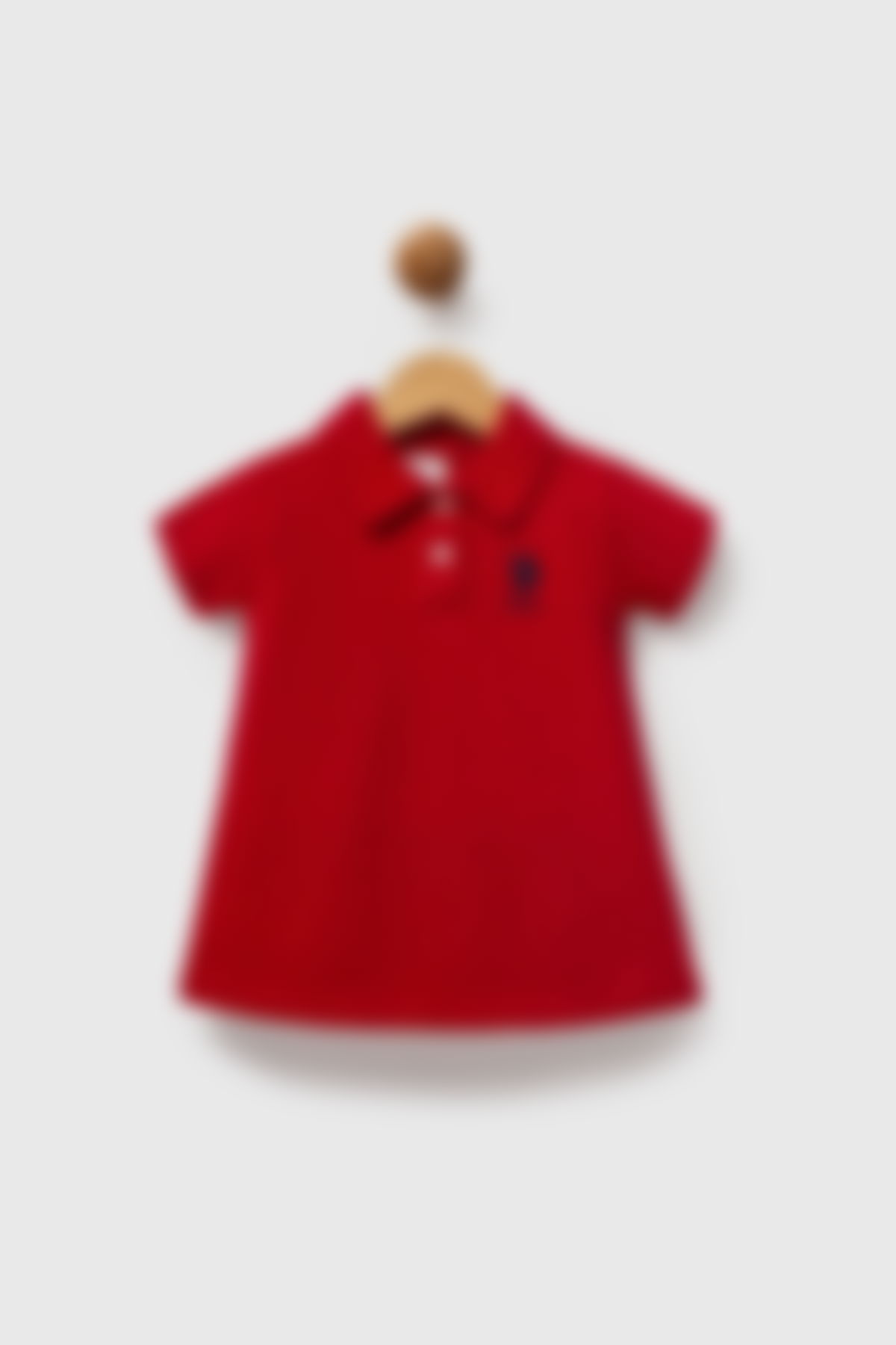 U.S. Polo Assn - U.S Polo Assn Kız Bebek Kırmızı Elbise